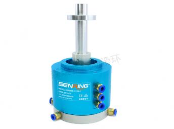 米兰app体育官方入口下载手机版3通路气动滑环加长轴带键槽同一侧进气孔