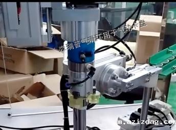 气动旋转接头滑环的作用和旋转气动夹头气动卡盘三爪工作原理