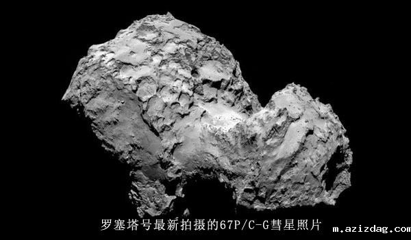 罗塞塔号最新拍摄的67PC-G彗星照片