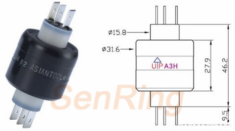 a3hA3H系列水银滑环(3路30A电流)系列水银米兰体育最近消息图纸